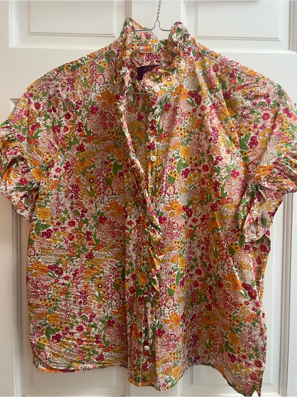 J. Crew, Liberty of LondonFloral Short-Sleeve Button-Up Shirt